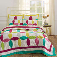Thumbnail for Everly King Set; Quilt 105Wx95L-2 Shams 21x37 VHC Brands online