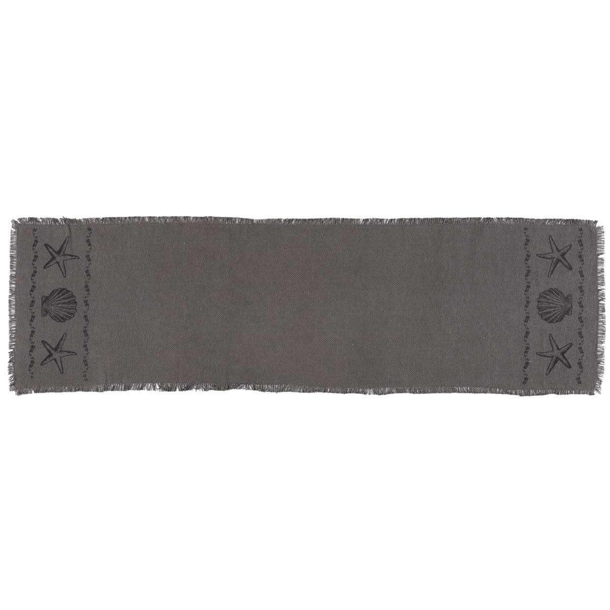 Sandy Grey Burlap Runner 13x48 VHC Brands - The Fox Decor