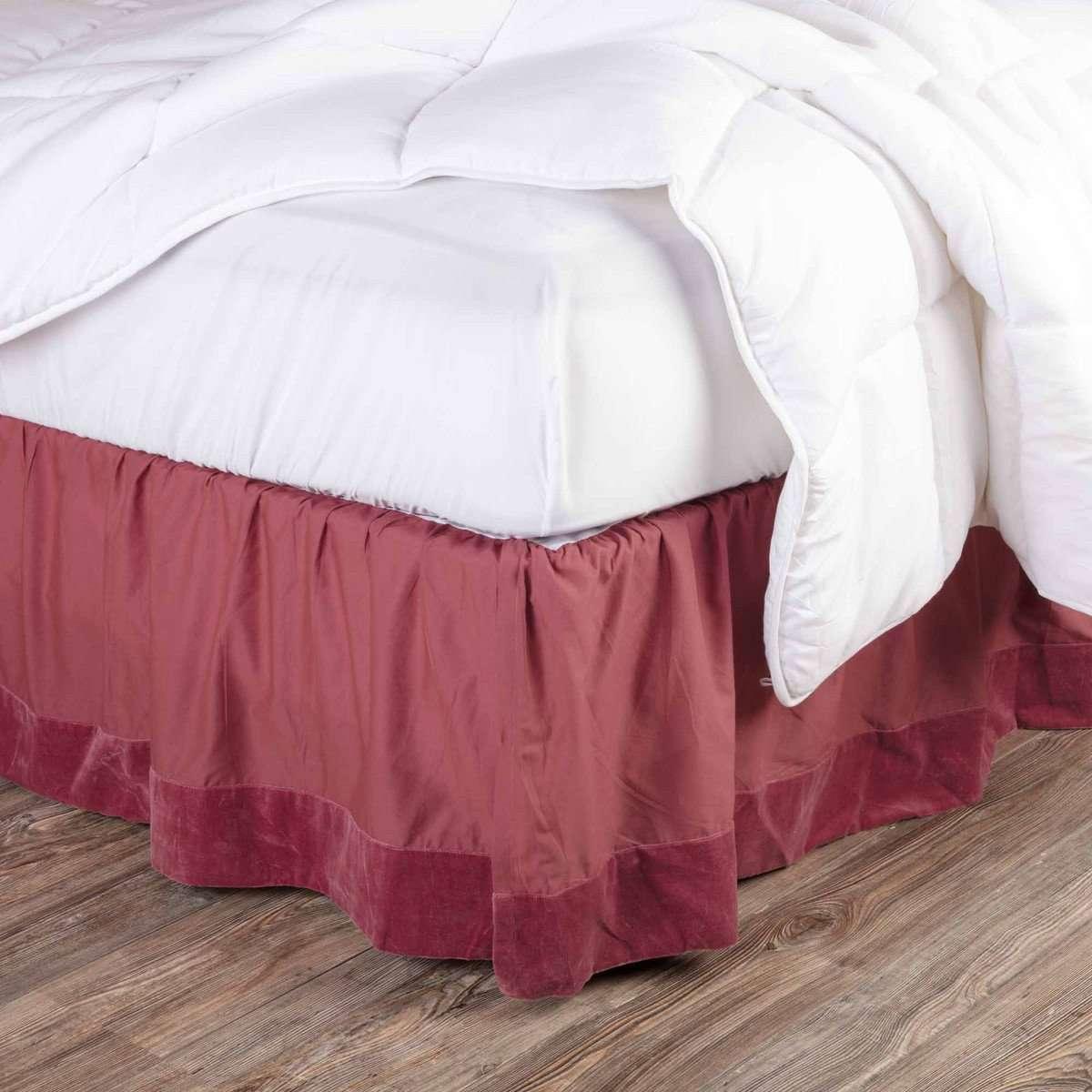 Eleanor Mauve Bed Skirts VHC Brands - The Fox Decor