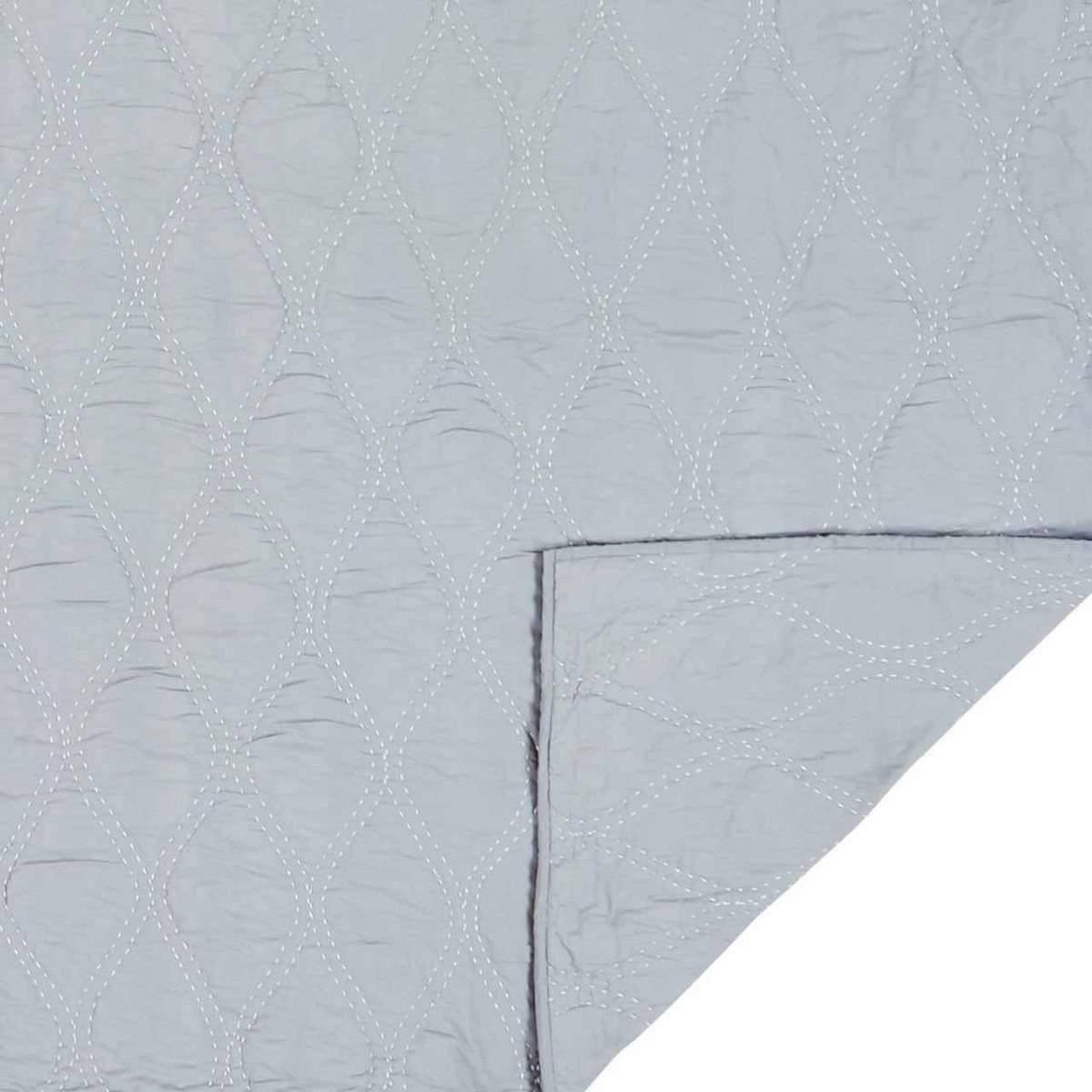 Harbour Grey Twin Quilt 68Wx86L VHC Brands - The Fox Decor