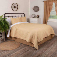 Harbour Sand Twin Quilt 68Wx86L VHC Brands - The Fox Decor