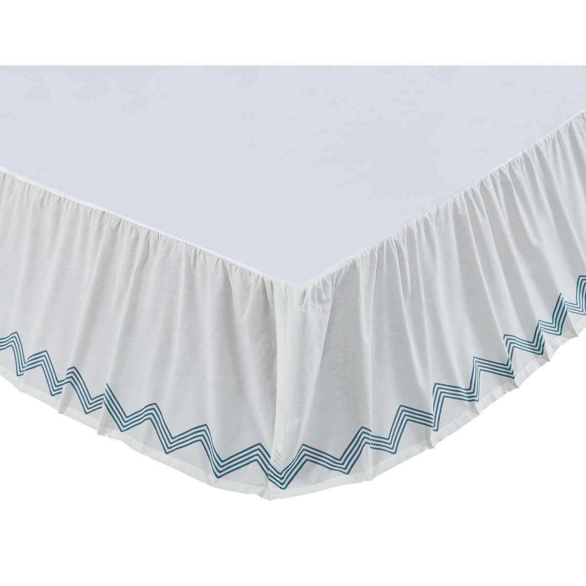 Laguna King Bed Skirt 78x80x16 VHC Brands - The Fox Decor