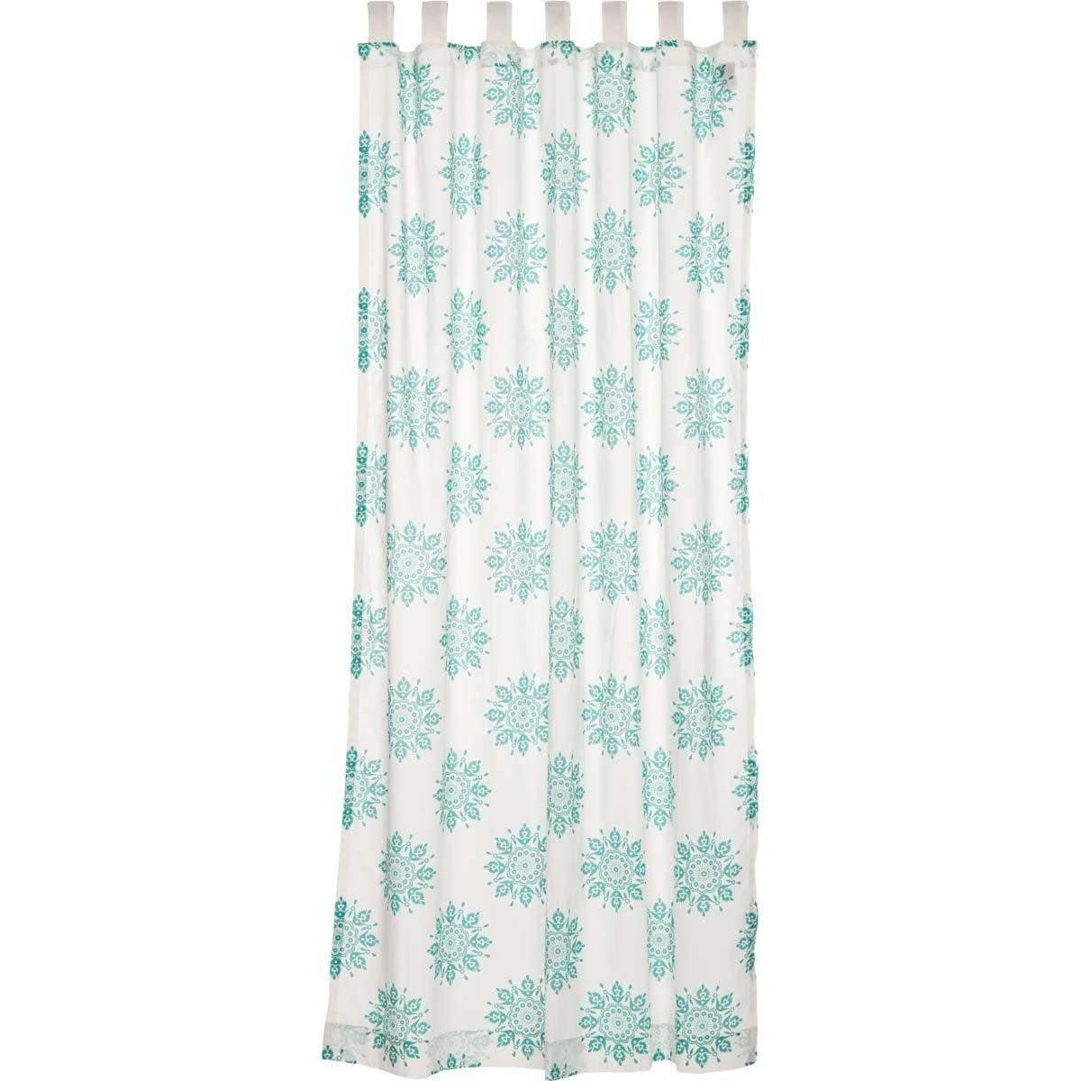 Mariposa Turquoise Panel Curtain 84x50 - The Fox Decor