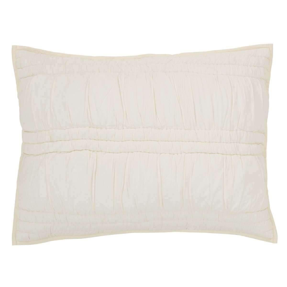 Natasha Pearl White 1 Sham 21x27 VHC Brands