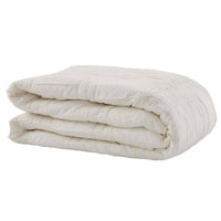 Thumbnail for Natasha Pearl White Twin Set; Quilt 68Wx86L-1 Sham 21x27 VHC Brands folded