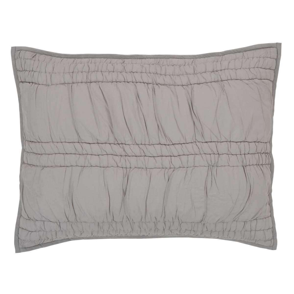 Natasha Urban Grey Twin Set; Quilt 68Wx86L-1 Sham 21x27 VHC Brands - The Fox Decor