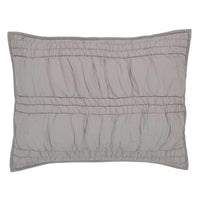 Natasha Urban Grey Twin Set; Quilt 68Wx86L-1 Sham 21x27 VHC Brands - The Fox Decor