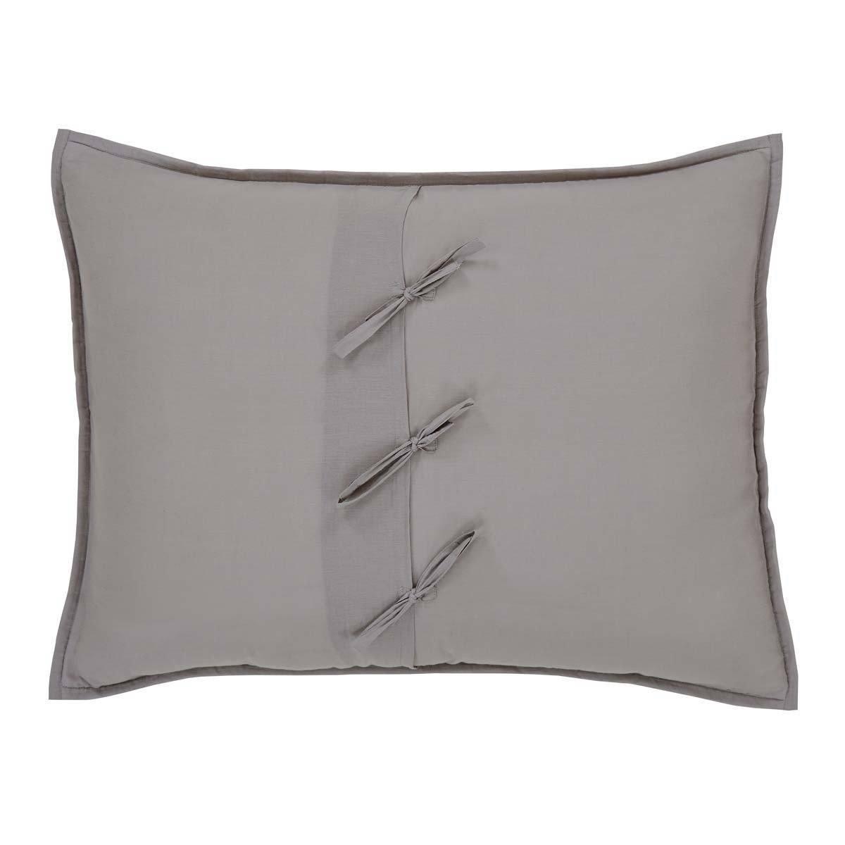 Natasha Urban Grey Twin Set; Quilt 68Wx86L-1 Sham 21x27 VHC Brands - The Fox Decor