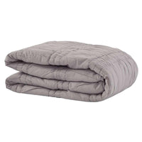 Natasha Urban Grey Twin Set; Quilt 68Wx86L-1 Sham 21x27 VHC Brands - The Fox Decor