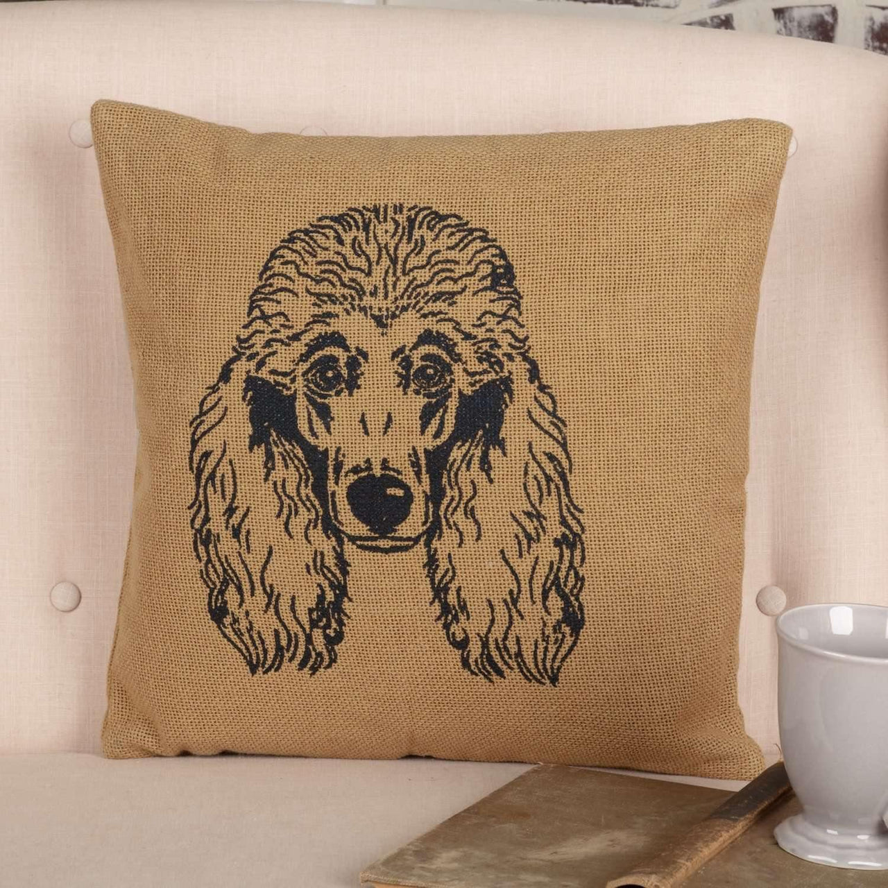 Poodle Pillow 16x16 - The Fox Decor