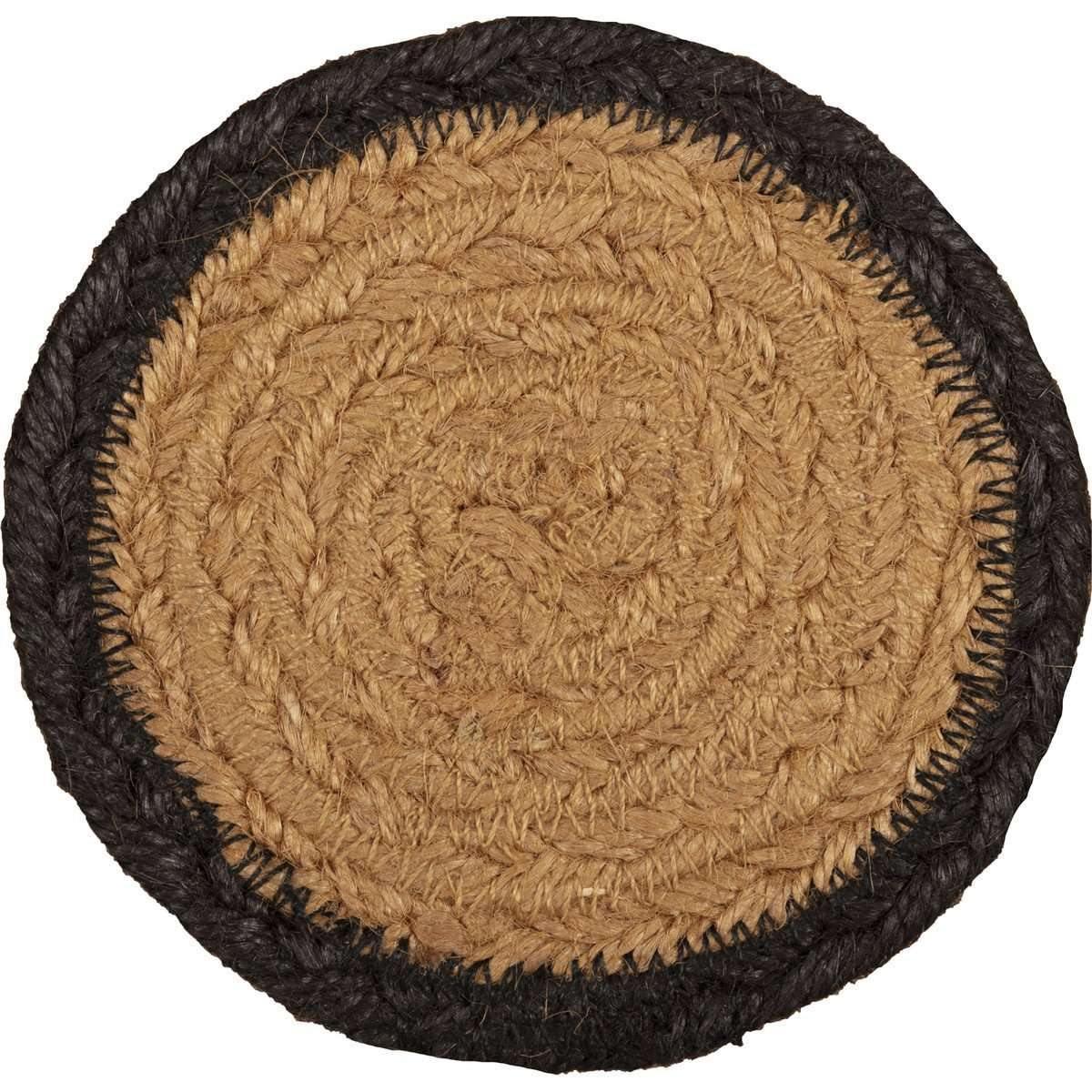 Farmhouse Jute Coaster Stencil Star Set of 6 VHC Brands - The Fox Decor