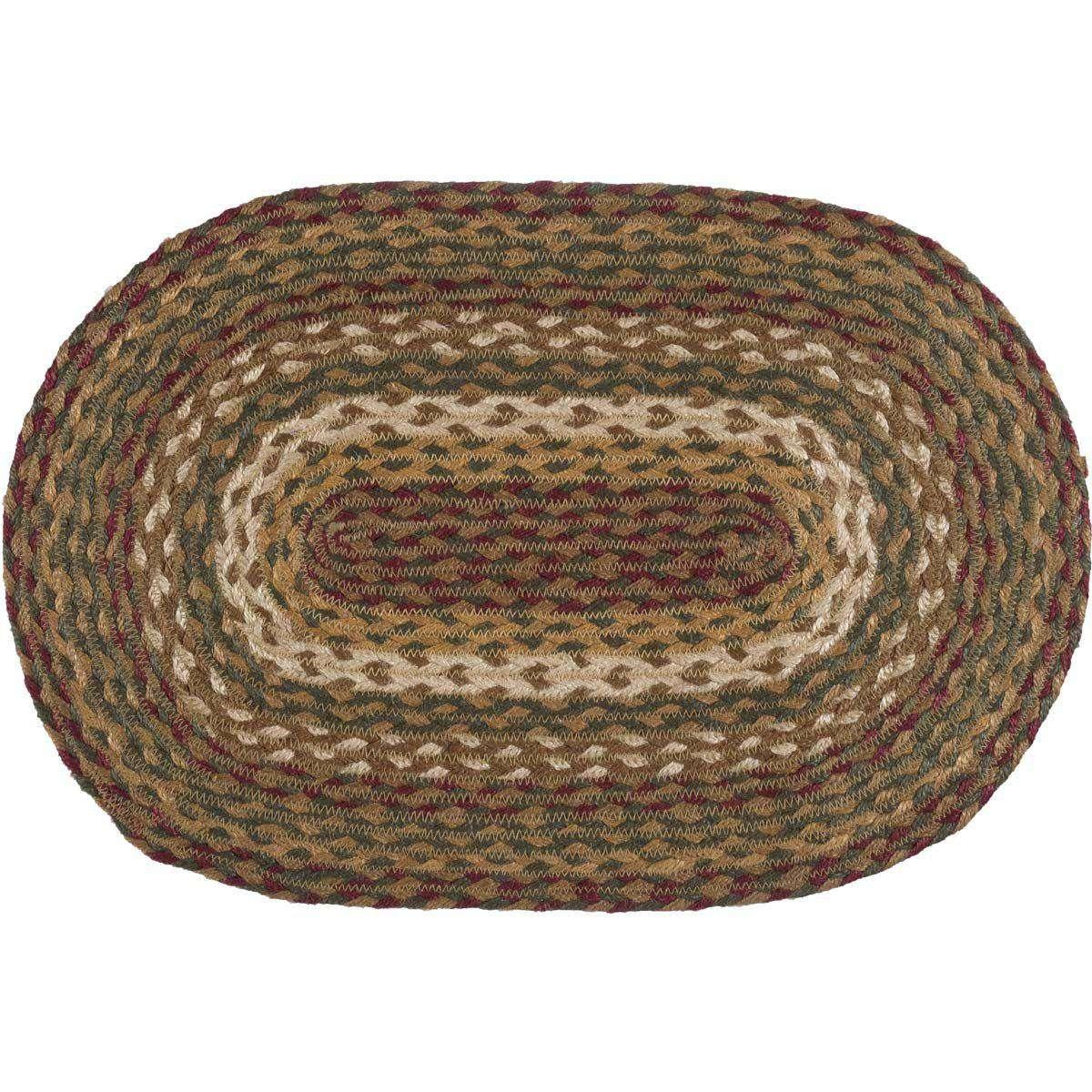 Tea Cabin Jute Braided Placemat Set of 6 - The Fox Decor