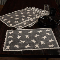 Thumbnail for Black Primitive Star Placemat Set of 6 VHC Brands - The Fox Decor