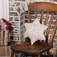 HO HO Holiday Snowflake Pillow 14x12 - The Fox Decor