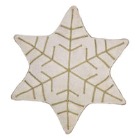 HO HO Holiday Snowflake Pillow 14x12 - The Fox Decor