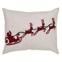 Thumbnail for Santa Sleigh Pillow 14x18 - The Fox Decor