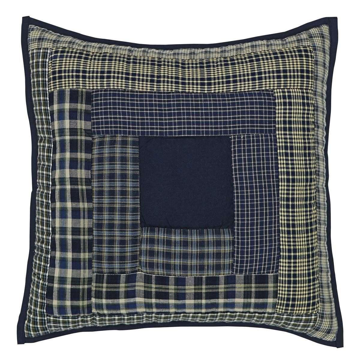 Columbus Quilted Pillow 16x16 front