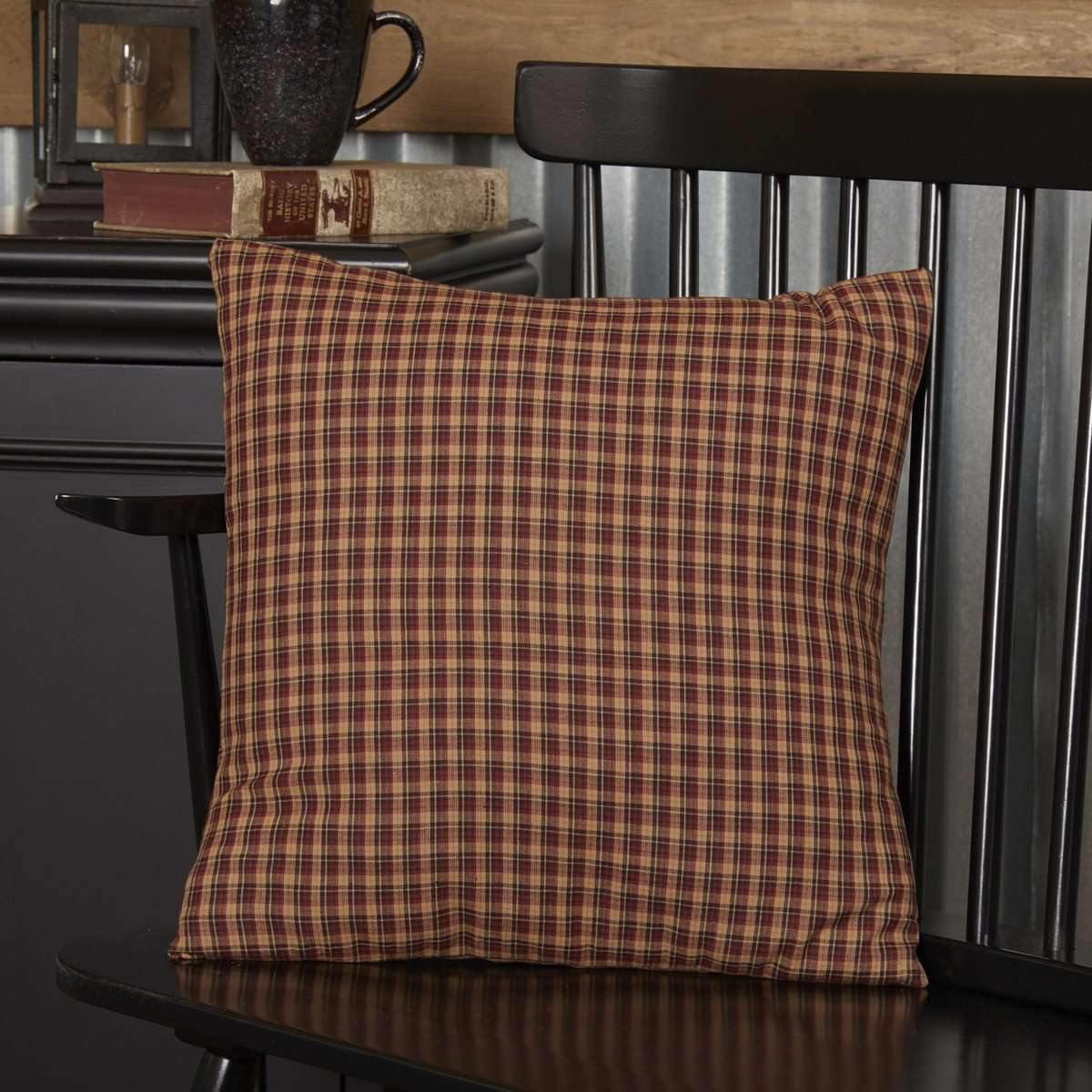 Patriotic Patch Fabric Pillow 16x16 - The Fox Decor