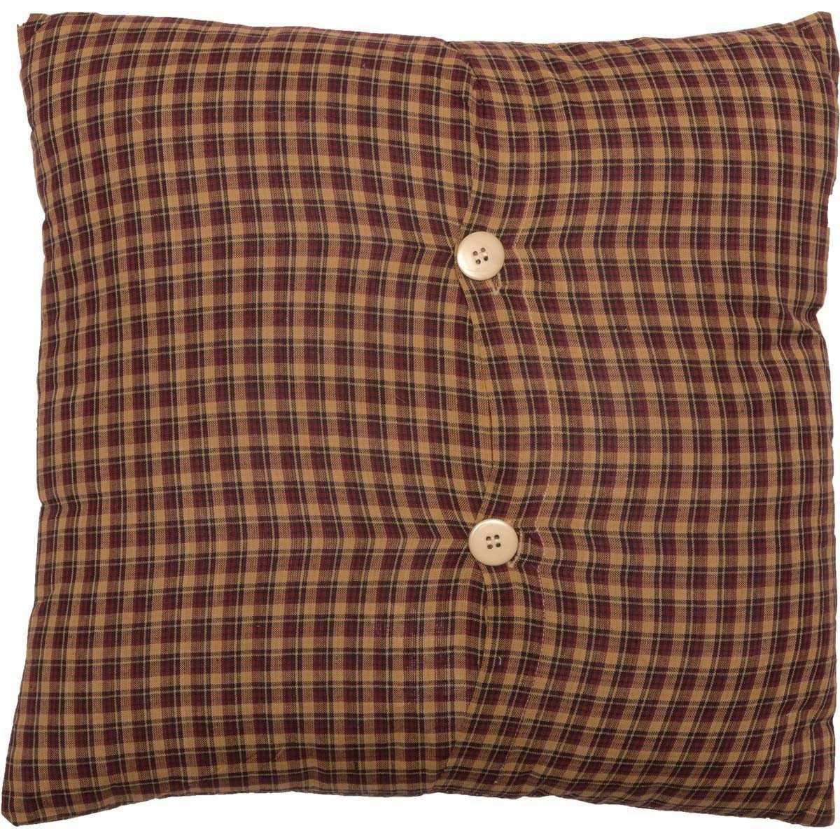 Patriotic Patch Fabric Pillow 16x16 - The Fox Decor