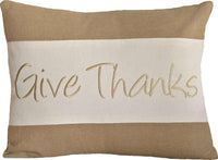 Thumbnail for Give Thanks Pillow 14x18 - The Fox Decor