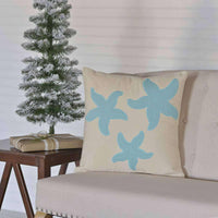 Three Starfish Pillow 18x18 - The Fox Decor