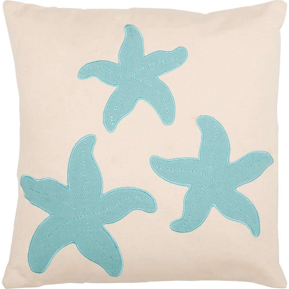 Three Starfish Pillow 18x18 - The Fox Decor