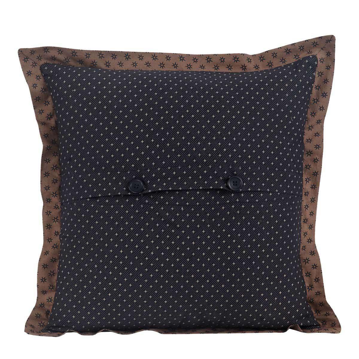 Bingham Star Pillow Fabric 16x16 back