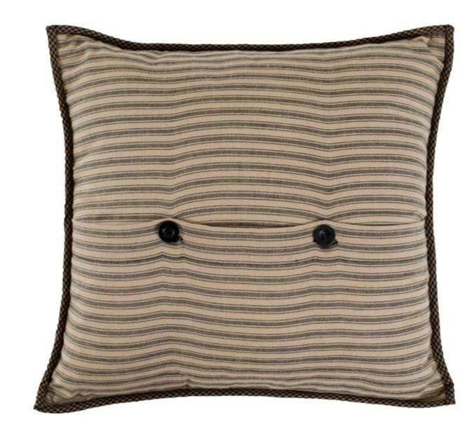 Farmhouse Star Pillow Quilted 16x16 - The Fox Decor