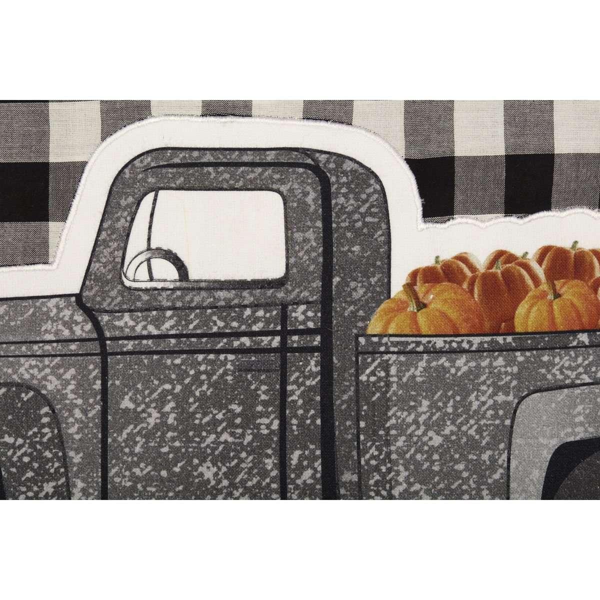 Annie Buffalo Black Check Pumpkin Truck Pillow - The Fox Decor