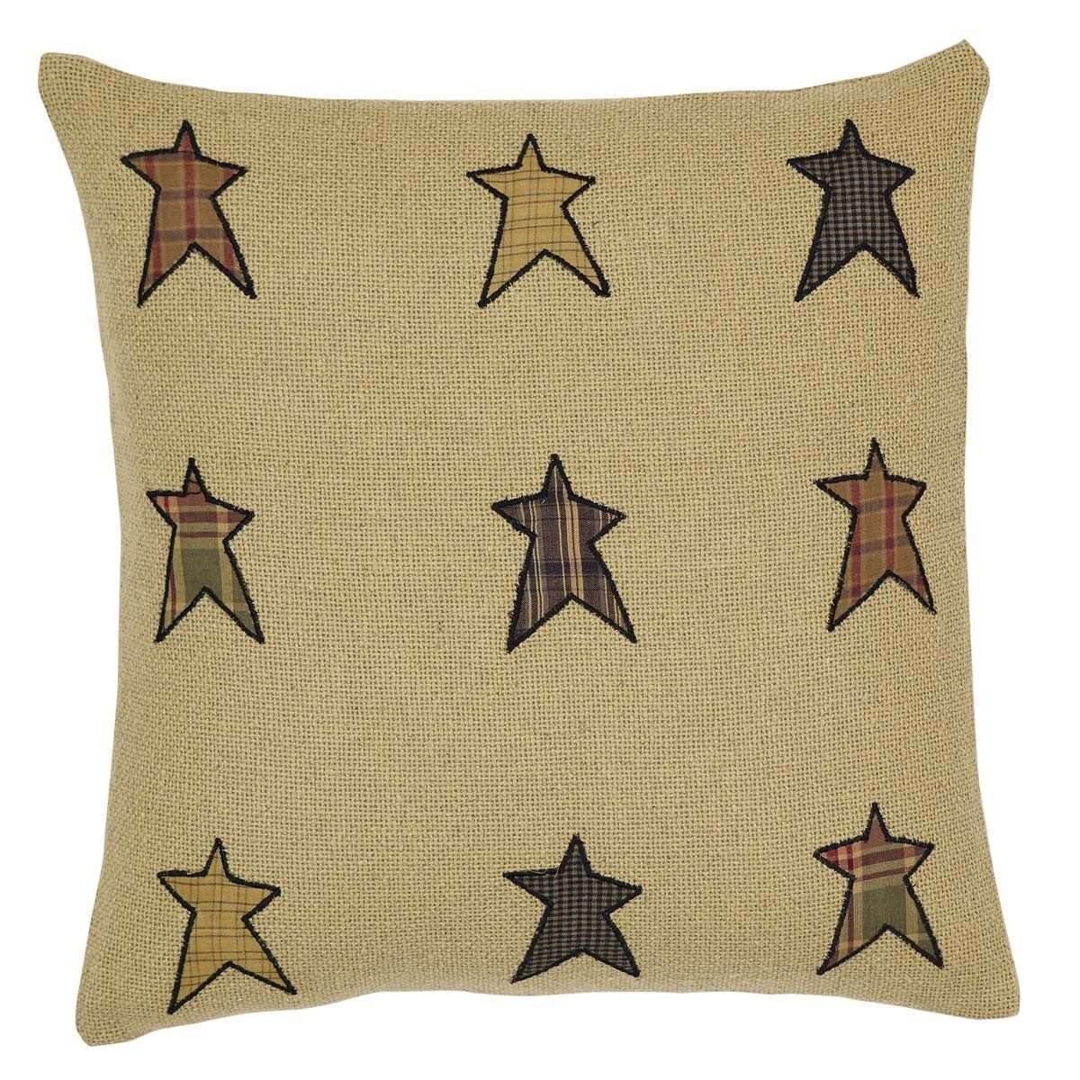 Stratton Applique Star Pillow 16x16 VHC Brands front