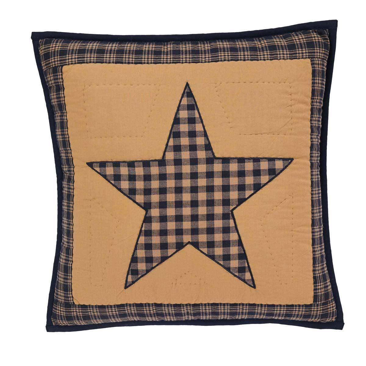 Teton Star Quilted Pillow 16x16 - The Fox Decor