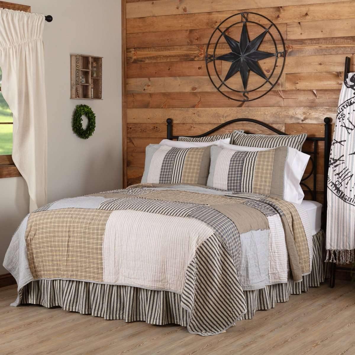 Ashmont California King Quilt 130Wx115L VHC Brands - The Fox Decor
