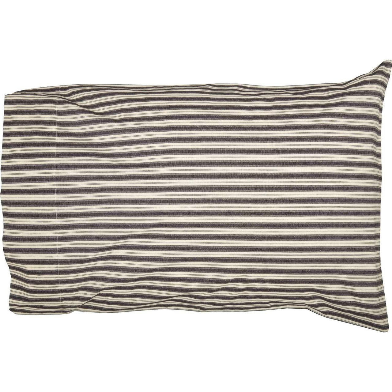 Ashmont Ticking Stripe Standard Pillow Case Set of 2 21x30 VHC Brands - The Fox Decor