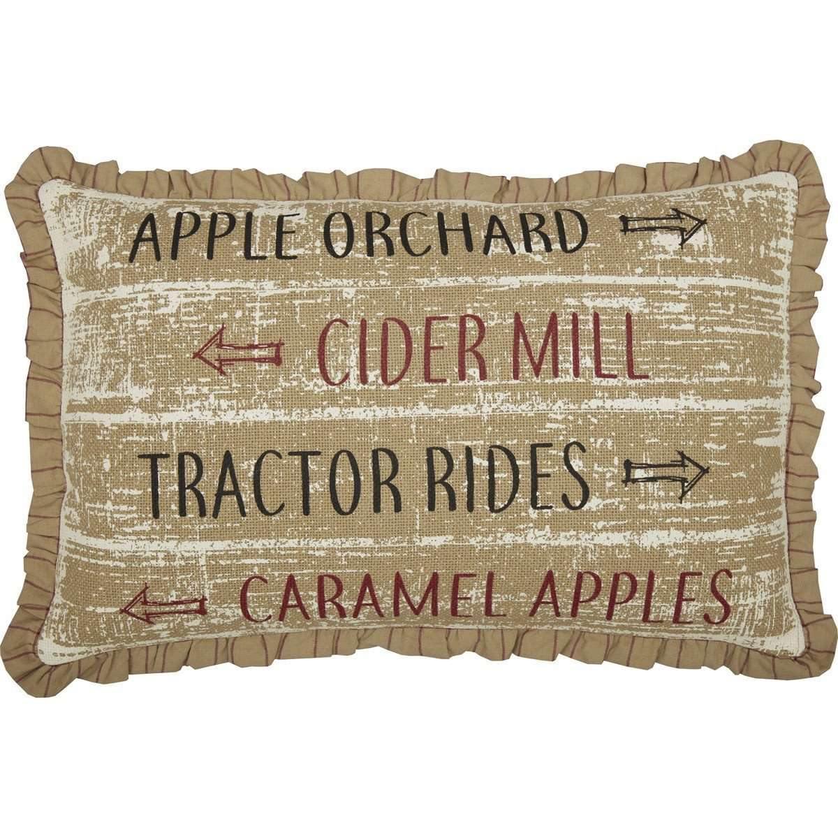 Bingham Star Orchard Sign Pillow 14x22 VHC Brands - The Fox Decor