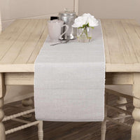 Ashton Grey Ribbed Runner 13x72 VHC Brands - The Fox Decor