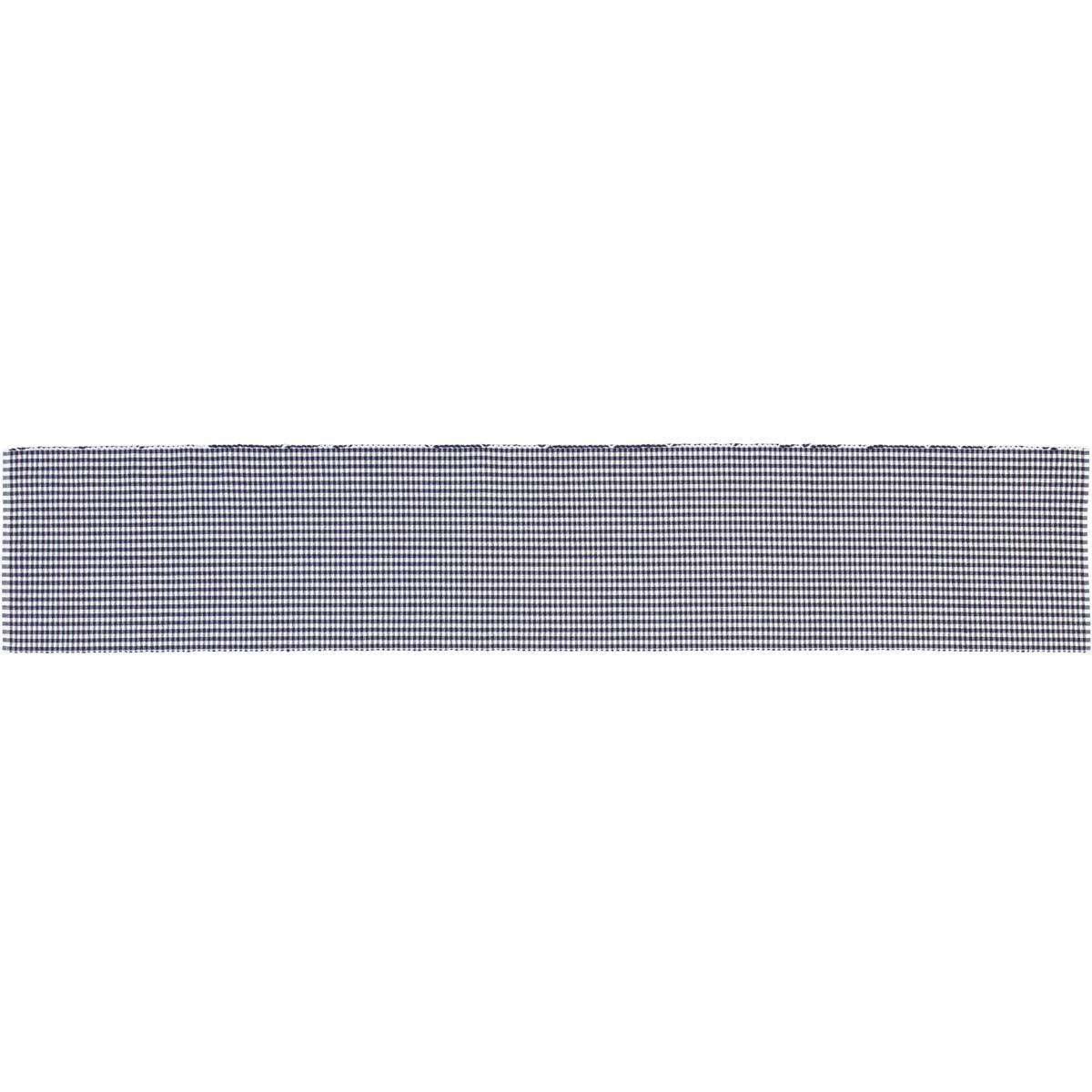 Tara Navy Ribbed Runner 13x72 VHC Brands - The Fox Decor