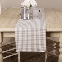 Tara Grey Ribbed Runner 13x90 VHC Brands - The Fox Decor