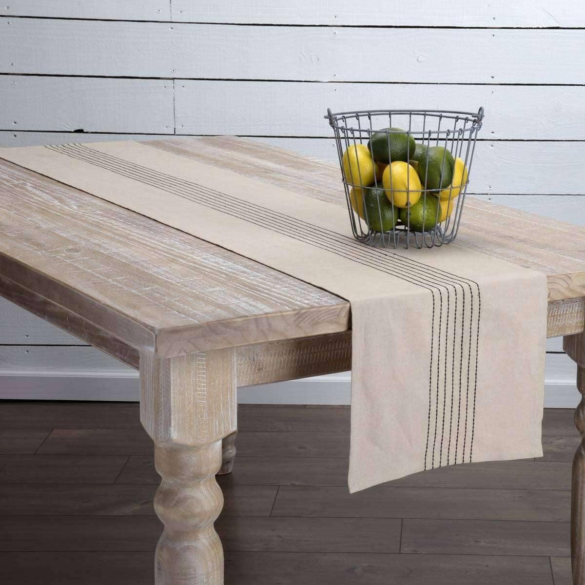 Naomi Black Runner 13x72 VHC Brands - The Fox Decor