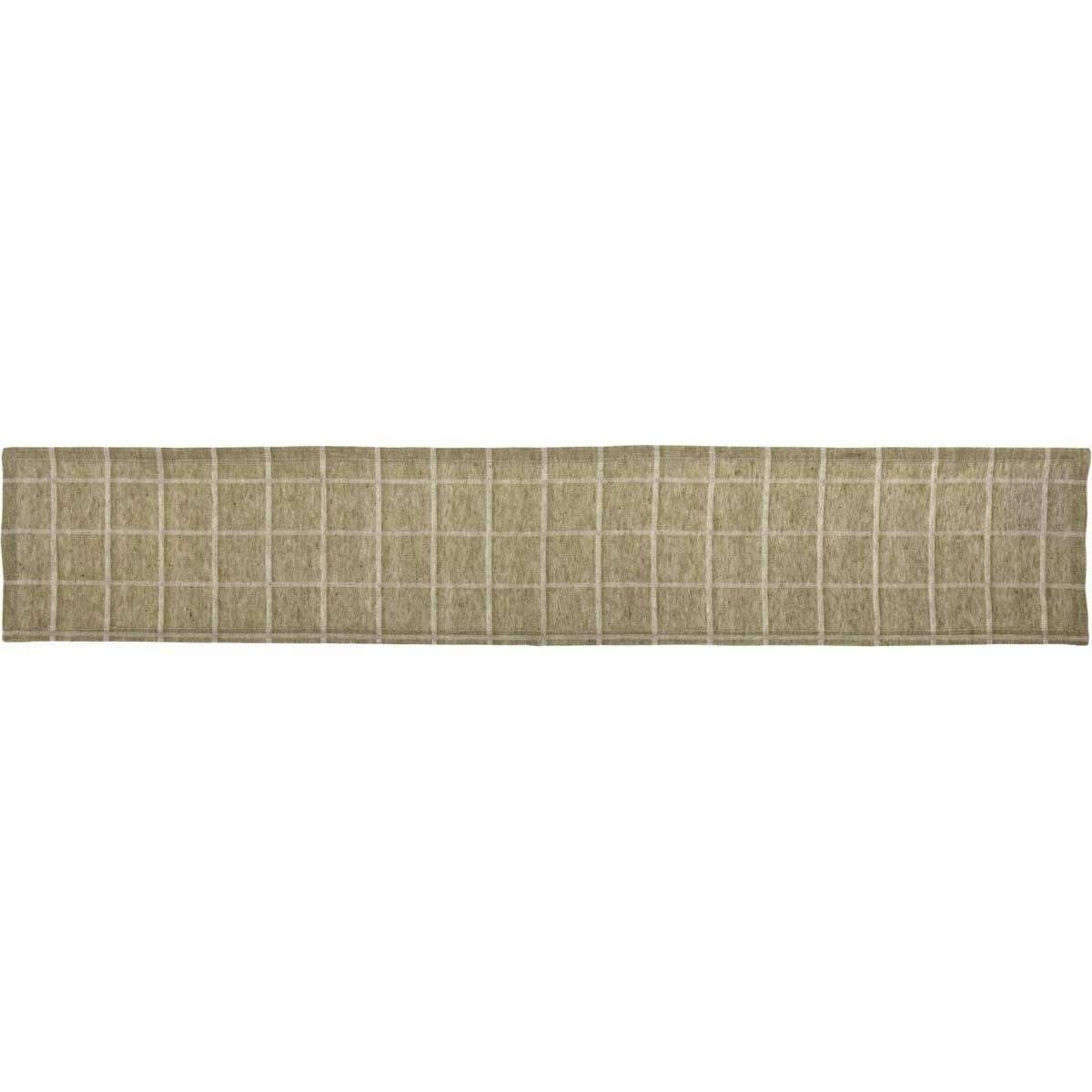 Julie Olive Plaid Runner 13x72 VHC Brands - The Fox Decor