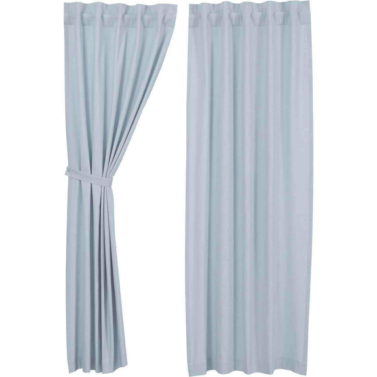 Regina Light Blue Panel Curtain Set of 2 84