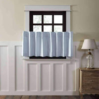 Thumbnail for Regina Light Blue Tier Curtain Set of 2 L24xW36 - The Fox Decor