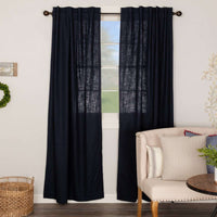 Thumbnail for Regina Navy Panel Curtain Set of 2 84