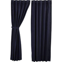 Thumbnail for Regina Navy Panel Curtain Set of 2 84