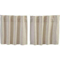 Thumbnail for Regina Creme Tier Curtain Set of 2 L24xW36 - The Fox Decor