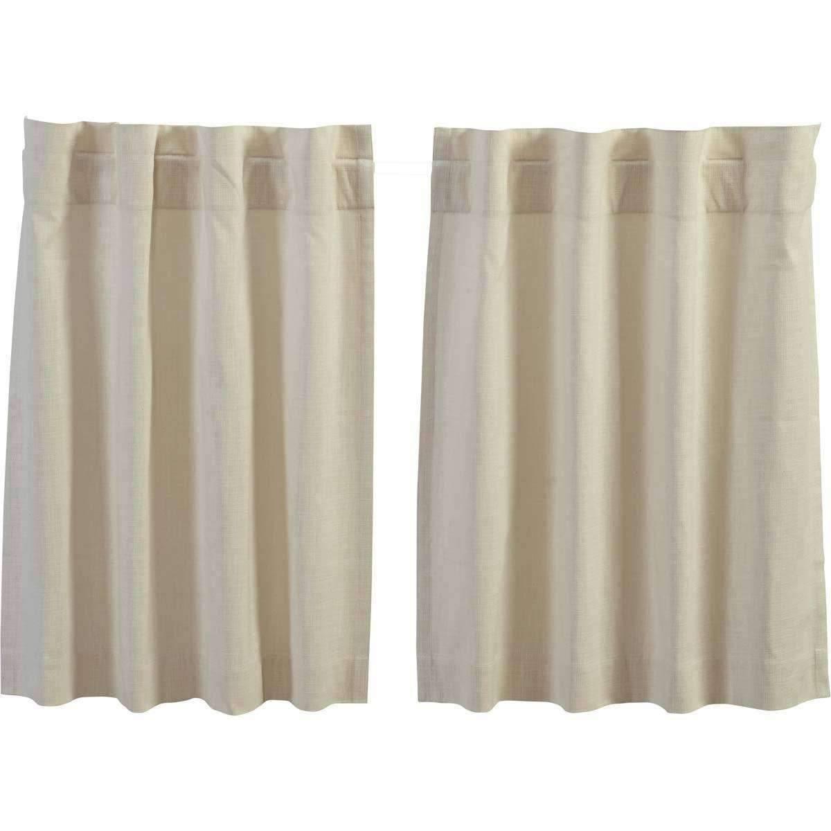 Regina Creme Tier Curtain Set of 2 L36xW36 - The Fox Decor