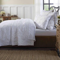 Aubree Fog Queen Quilt 92Wx92L VHC Brands - The Fox Decor