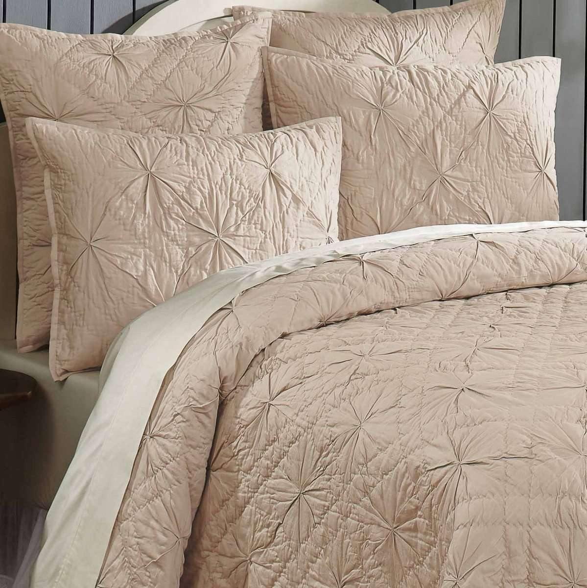 Aubree Taupe Standard Sham 21x27 VHC Brands - The Fox Decor