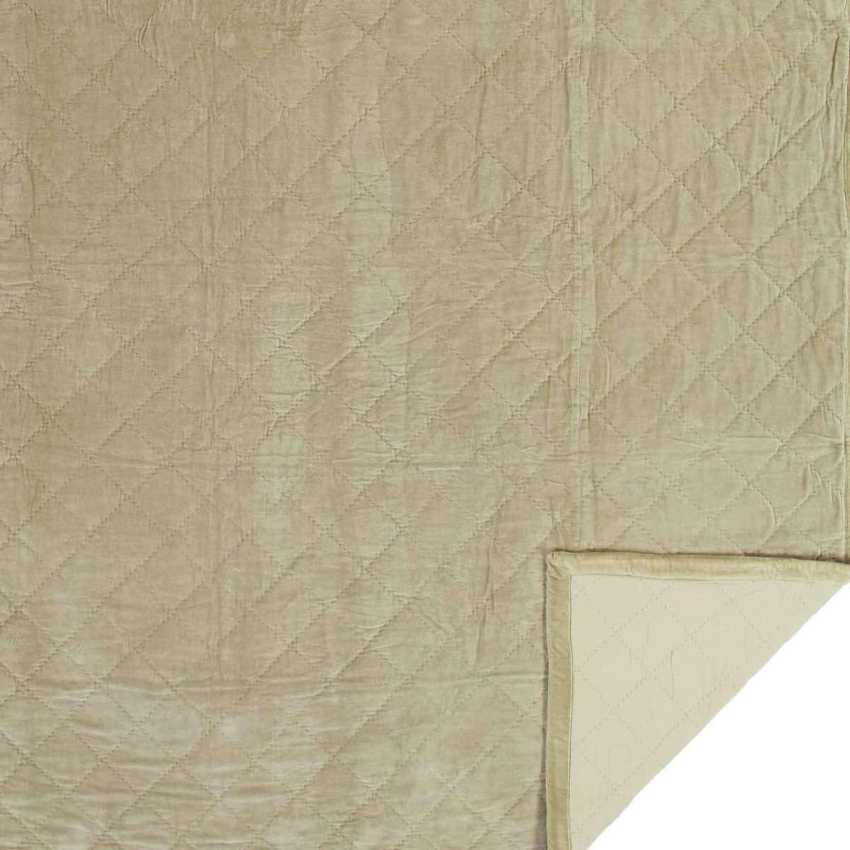 Lydia Taupe Queen Quilt 92Wx92L VHC Brands - The Fox Decor