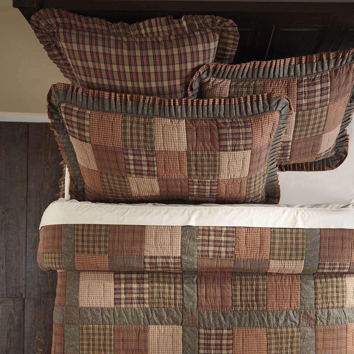 Crosswoods California King Quilt 130Wx115L VHC Brands - The Fox Decor
