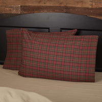 Thumbnail for Tartan Red Plaid Standard Pillow Case Set of 2 21x30 VHC Brands - The Fox Decor